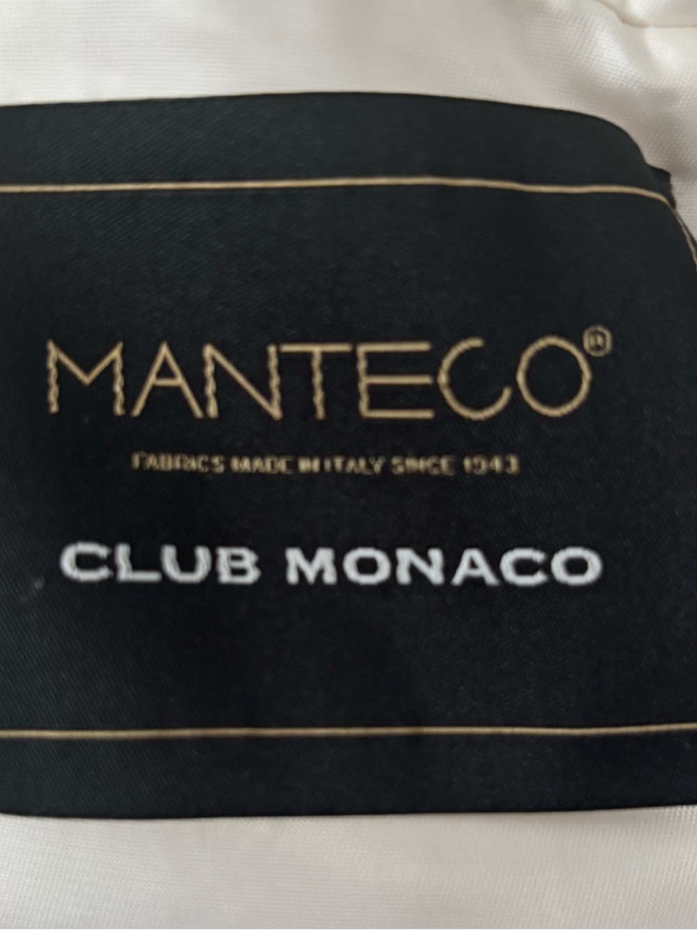 NWOT Ladies Club Monaco Cream Double-Breasted Long Manteco Wool Coat - Picture 2 of 2
